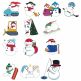 Super Sweet Filled Snowmen Machine Embroidery Designs by JuJu