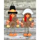 In The Hoop Pilgrim Turkeys Wall Hanging | Designs by JuJu Digital Embroidery Designs
