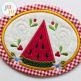 In The Hoop Watermelon Coaster Project