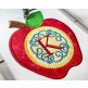 Apple Monogram Applique | Machine Embroidery Designs by JuJu