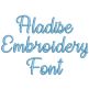 Aladise Embroidery Font | Machine Embroidery Designs by JuJu