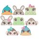 Animal Peekers 5 Machine Embroidery Designs by JuJu