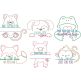 Animal Quilt Tags | Machine Embroidery Designs by JuJu