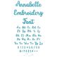 Annabelle Embroidery Font