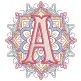 Aria Monogram Digital Embroidery Machine Designs by JuJu