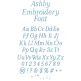 Ashby Embroidery Font | Machine Embroidery Designs by JuJu