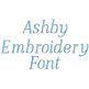 Ashby Embroidery Font | Machine Embroidery Designs by JuJu
