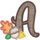 Autumn Applique Alphabet | Machine Embroidery Designs by JuJu