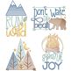 Baby Adventure Word Art 3 | Machine Embroidery Designs by JuJu