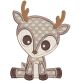 Baby Forest Animals Applique | Machine Embroidery Designs by JuJu