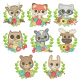 Baby Woodland Laurels Machine Embroidery Designs By JuJu
