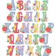 Back To School Alphabet | Machine Embroidery Designs by JuJu