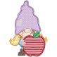 Back To School Gnomes | Machine Embroidery Designs by JuJu