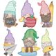 Back To School Gnomes | Machine Embroidery Designs by JuJu