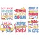 Back To School Word Art Machine Embroidery Designs by JuJu

