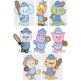 Baseball Animals Applique Machine Embroidery Designs by JuJu 