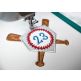 Baseball Diamond Monogram Frame | Machine Embroidery Designs by JuJu