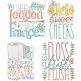 Bathroom Word Art 3 | Machine Embroidery Designs by JuJu