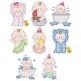 Bathtime Babies Applique Machine Embroidery Designs by JuJu 