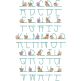 Beach Split Alphabet | Machine Embroidery Designs by JuJu
