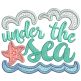 Beach Word Art 1 Machine Embroidery Designs By JuJu