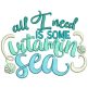 Beach Word Art 2 Machine Embroidery Designs By JuJu