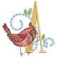 Beautiful Birds Alphabet | Machine Embroidery Designs by JuJu