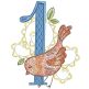 Beautiful Birds Numbers | Machine Embroidery Designs by JuJu