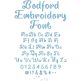 Bedford Embroidery Font | Machine Embroidery Designs by JuJu