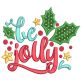 Be Jolly 1 Machine Embroidery Designs By JuJu