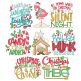 Be Jolly 3 Machine Embroidery Designs By JuJu
