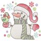 Be Jolly 4 Sketch Machine Embroidery Designs By JuJu