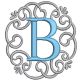 Bella Monogram | Machine Embroidery Designs by JuJu