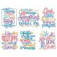 Bible Blessings 1 Machine Embroidery Designs by JuJu
