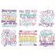 Bible Blessings 4 Machine Embroidery Designs by JuJu
