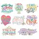 Biblical Sayings 1 Machine Embroidery Designs by JuJu
