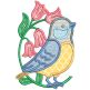 Birds Applique 1 Digital Embroidery Designs by JuJu