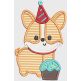Birthday Dogs Applique Machine Embroidery Designs by JuJu