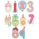 Birthday Numbers Applique Machine Embroidery Designs By JuJu