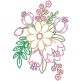 Blooming Flowers 1 | Machine Embroidery Designs by JuJu