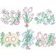Blooming Flowers 3 | Machine Embroidery Designs by JuJu