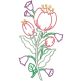 Blooming Flowers 4 | Machine Embroidery Designs by JuJu
