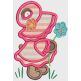 Bonnet Bears Girls Applique Machine Embroidery Designs by JuJu 