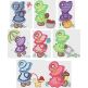 Bonnet Bears Girls Applique Machine Embroidery Designs by JuJu 