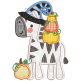 Boxy Halloween Critters Machine Embroidery Designs by JuJu