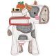 Boxy School Critters Machine Embroidery Designs by JuJu 