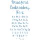 Bradford Embroidery Font | Machine Embroidery Designs by JuJu