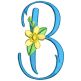 Buttercup Monogram Machine Embroidery Designs By JuJu