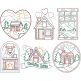 Cabin Living Machine Embroidery Designs by JuJu
