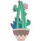 Cactus Alphabet | Machine Embroidery Designs by JuJu
